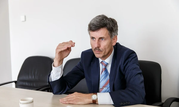 Dalius Gedvilas, Lietuvos statybininkų asociacijos prezidentas, teigia, kad rinkoje nebeliko didelės apimties statybų ir, jeigu nebus aktyviau naudojama ES parama, kad ir koks būtų NT plėtotojų ir pramonės aktyvumas, kitąmet galima planuoti panašią darbų apimtį, kaip ir šiais metais. Vladimiro Ivanovo (VŽ) nuotr.
