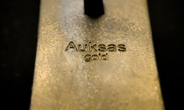 Lietuvos banko Pinigų muziejus Vilniuje, Totorių g. Aukso luitas. Juditos Grigelytės (VŽ) nuotr.