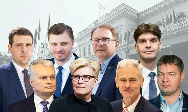 Kandidatai į Lietuvos prezidento postą. VŽ koliažas.