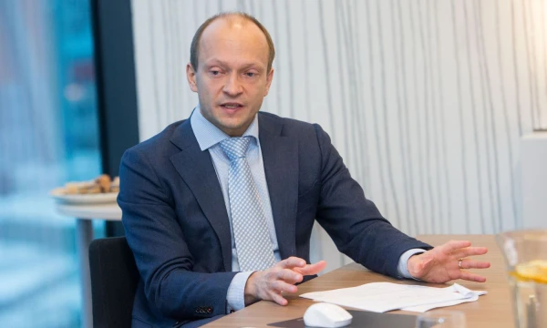 Nerijus Mačiulis, AB „Swedbank“ vyriausiasis ekonomistas. Juditos Grigelytės (VŽ) nuotr.