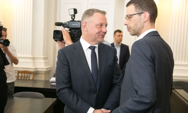 Eligijus Masiulis, Šarūnas Gustainis. Vladimiro Ivanovo (VŽ) nuotr.