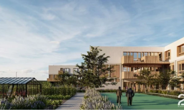 Bendrovės vizualizacija.