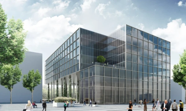 1 vieta  UAB „Architektūros kūrybinė grupė“. Bendrovės vizualizacija.