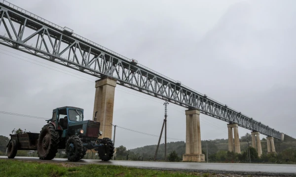 Lyduvėnų geležinkelio tiltas, aukščiausias ir ilgiausias Baltijos šalyse, 2018 m. Eriko Ovčarenko (BNS / „Scanpix“) nuotr.