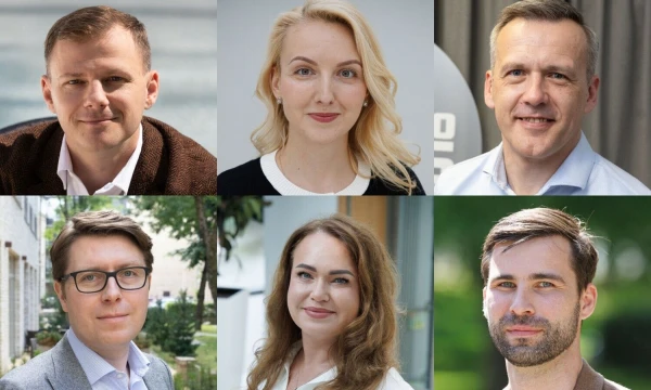 A. Kunca, „Greenit Crowd“ įkūrėjas, N. Kozikienė, „Rontgen“ finansavimo vadovė, A. Gumuliauskas, „Demus Asset Management“ vadovas, V. Oškeliūnas, gerovės valdytojas ir partneris daugiašeimiame biure „Gerovės valdymas“, I. Raginskienė, „Aria Investments“ partnerė ir vadovė, A. Žilys, „Novaturo“ analitikos vadovas. Manopinigai.lt koliažas