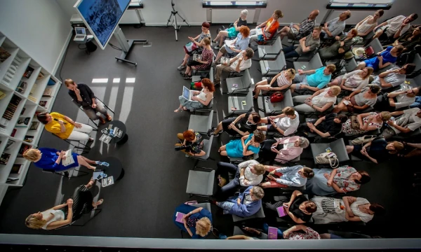 Rasos Antanavičiūtės knygos „Menas ir politika Vilniaus erdvese“ pristatymas. Vidmanto Balkūno („15min“ / „Scanpix“ ) nuotr. 