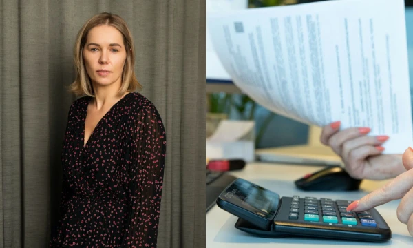 Božena Sliževska, bendrovės „Buhalterės.lt“ vyr. buhalterė. VŽ koliažas