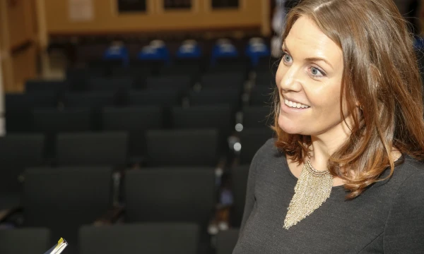 Martina Larkin, Pasaulio ekonomikos forumo, Europos ir Eurazijos programos vadovė. Vladimiro Ivanovo (VŽ) nuotr.