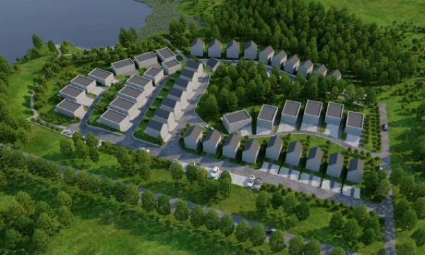 Bendrovės vizualizacija.