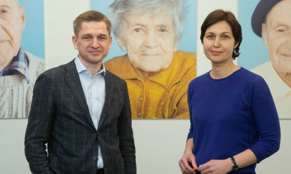 Kristina ir Marius Čiuželiai, M. Čiuželio labdaros ir paramos fondo steigėjai. Vladimiro Ivanovo (VŽ) nuotr.