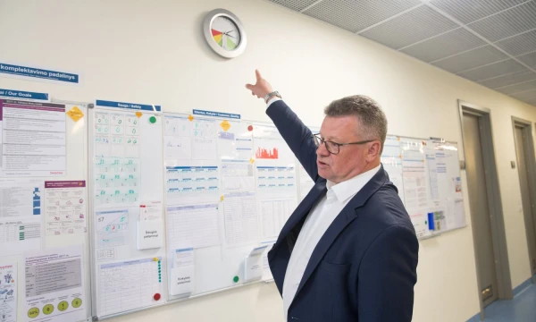 Algimantas Markauskas, UAB „Thermo Fisher Scientific Baltics“ generalinis direktorius. Juditos Grigelytės (VŽ) nuotr.