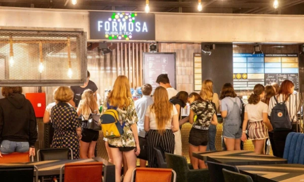 Vilniuje, prekybos centre G9, esanti kavinė „Formosa“. Juditos Grigelytės (VŽ) nuotr.