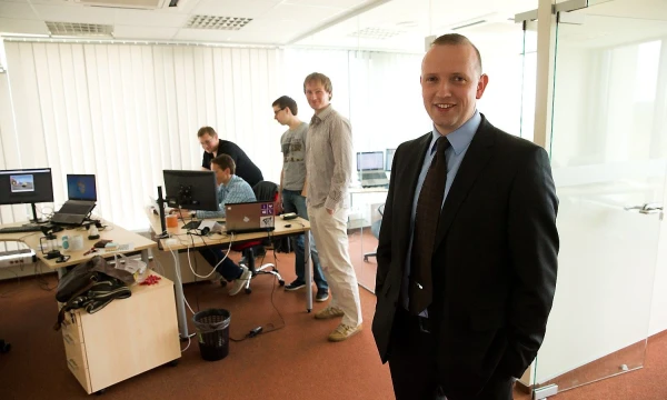 Mantas Urbonas, kompiuterinių sistemų projektavimo, programavimo paslaugų UAB "Visma Lietuva" direktorius. Vladimiro Ivanovo (VŽ) nuotr.