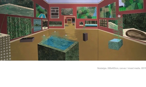 Jaunojo tapytojo prizą laimėjo Sandros Strelės (Latvija) „Nostalgija“. Rengėjų nuotr. 