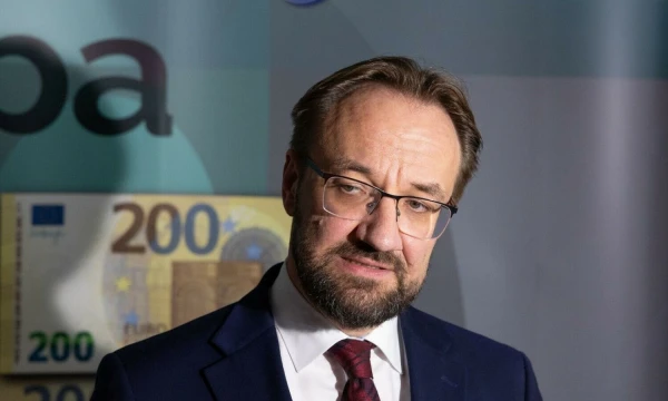 Gediminas Šimkus, Lietuvos banko valdybos pirmininkas. Juditos Grigelytės (VŽ) nuotr.
