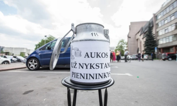 Prognozuojama, kad pieno ūkių skaičius Lietuvoje toliau mažės. Vladimiro Ivanovo (VŽ) nuotr.