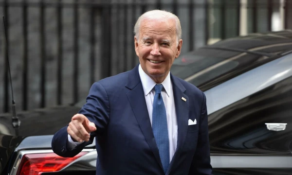 JAV prezidentas Joe Bidenas Londone, Jungtinėje Karalystėje. 2023 m. liepos 10 d. Thomas'o Krycho / „Scanpix“ nuotr.