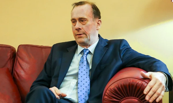 Martinas Callananas, Jungtinės Karalystės valstybės ministras, atsakingas už „Brexit“. Vladimiro Ivanovo (VŽ) nuotr.