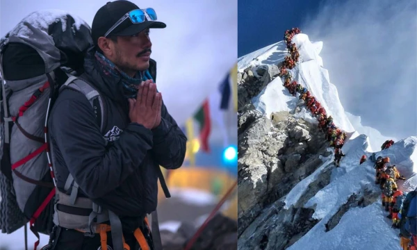 Alpinistas Nirmalis Purja. „Twitter“ / „Scanpix“ nuotr.