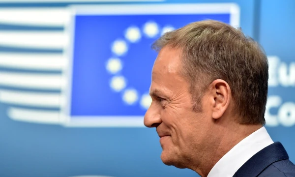Donaldas Tuskas, Europos Vadovų Tarybos pirmininkas. Erico Vidalio (Reuters / Scanpix) nuotr.