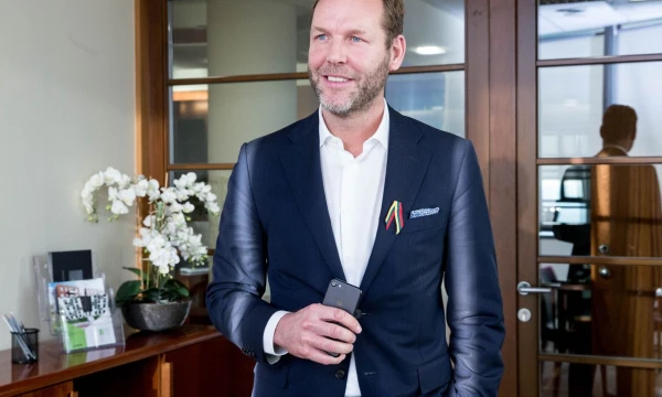 „Telios“ CEO Johanas Dennelindas: „Mes vis dar kažkur per daug hierarchiški, o norime būti greitesni ir lankstesni.“ Juditos Grigelytės (VŽ) nuotr.