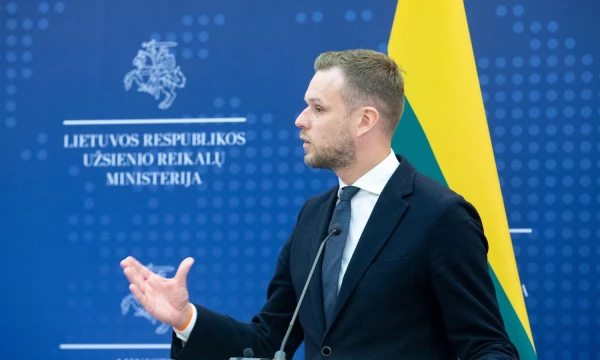 Gabrielius Landsbergis, Lietuvos užsienio reikalų ministras. Juditos Grigelytės (VŽ) nuotr.