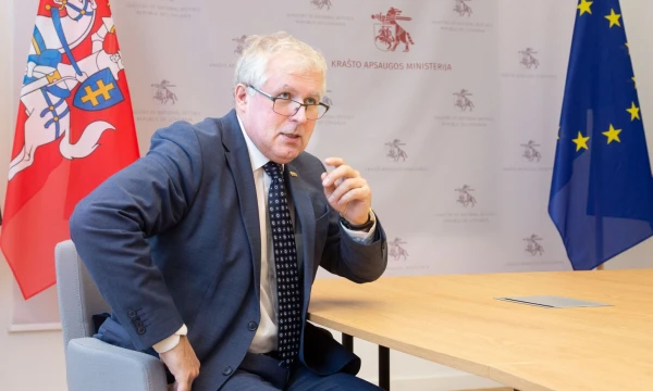 Arvydas Anušauskas, Krašto apsaugos ministras. Juditos Grigelytės (VŽ) nuotr.