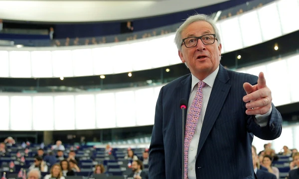Jeanas Claude'as Junckeris, Europos Komisijos pirmininkas. Vincento Kesslerio („Reuters“ / „Scanpix“) nuotr.

