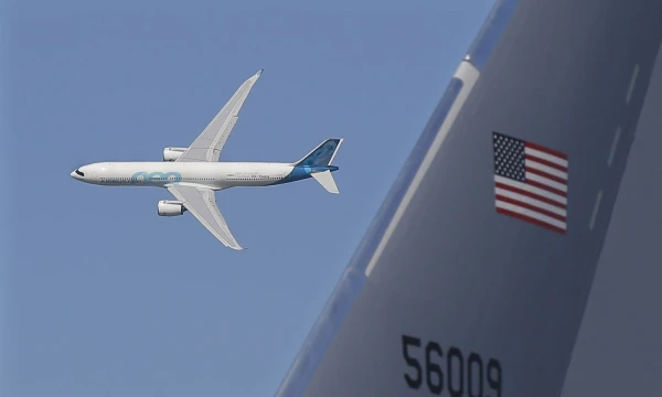 „Airbus A330neo“ pasaulinėje Paryžiaus aviacijos parodoje. AP / „Scanpix“ nuotr.