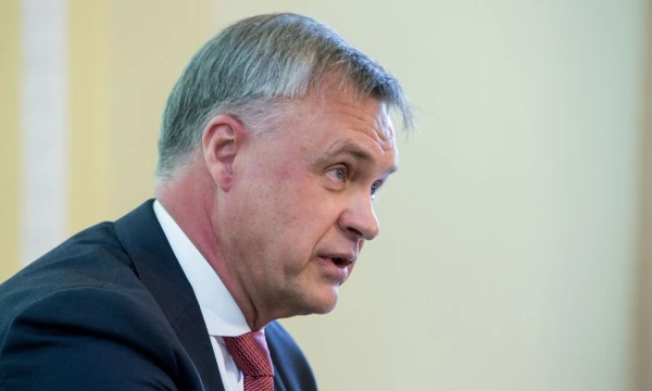 Robertas Dargis, Lietuvos pramonininkų konfederacijos prezidentas. Juditos Grigelytės (VŽ) nuotr.