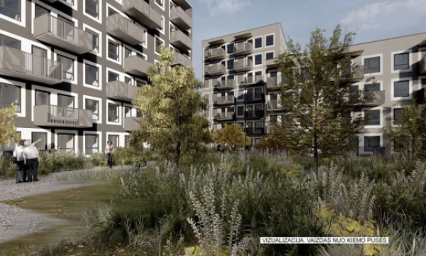 Bendrovės vizualizacija.