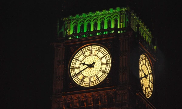 Big Benas skaičiuoja naują terminą, kada įvyks "Brexit", nors dabar nebelabai aišku, iki kada jis atidėtas. VŽ nuotr.