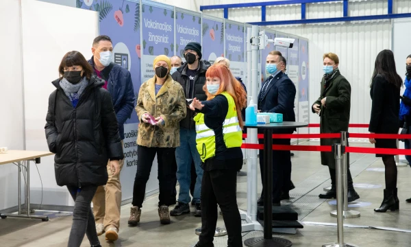 Skiepijimo punktas Vilniuje. Juditos Grigelytės nuotr