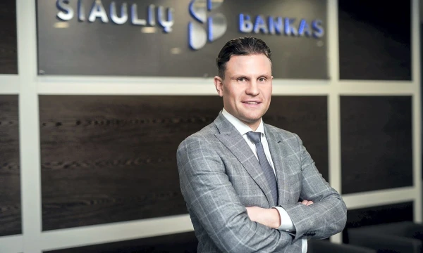 Mindaugas Rudys, Šiaulių banko Finansavimo paslaugų vystymo departamento direktorius, pataria užsitikrinus vieną finansavimo šaltinį nesustoti ir ieškoti būdų, kaip tarpusavyje suderinti kelias finansavimo formas. Ryčio Galadausko nuotr.