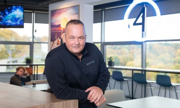 Tadas Vizgirda, programinės bei technologinės įrangos kūrimo UAB „Shift4 Payments Lithuania“ vadovas, Amerikos verslo rūmų Lietuvoje valdybos pirmininkas. Juditos Grigelytės (VŽ) nuotr.