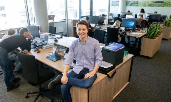 Lukas Yla, dalijimosi automobiliais „CityBee“ paslaugą teikiančios UAB „Prime leasing“ vadovas. Juditos Grigelytės (VŽ) nuotr.