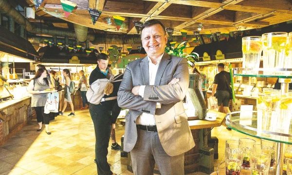 Gintaras Rutkauskas, „Delano“ vykdomasis direktorius: „Tęsiantis ekonomikos pakilimui, vartotojai daugiau išleidžia pramogoms ir restoranams, mažiau dėmesio skiria kainai ir teikia pirmenybę naujiems patiekalams bei skoniams.“ Juditos Grigelytės (VŽ) nuotr.