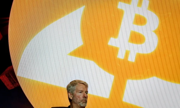 Michaelas Sayloras, „MicroStrategy“ vadovas. Marco Bello („Reuters“ / „Scanpix“) nuotr.