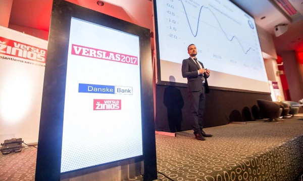„Verslo žinių“ organizuojama konferencija „Verslas 2017“.  Allanas von Mehrenas, „Danske Bank“ pasaulio makroekonomikos tyrimų vadovas. Juditos Grigelytės (VŽ) nuotr.