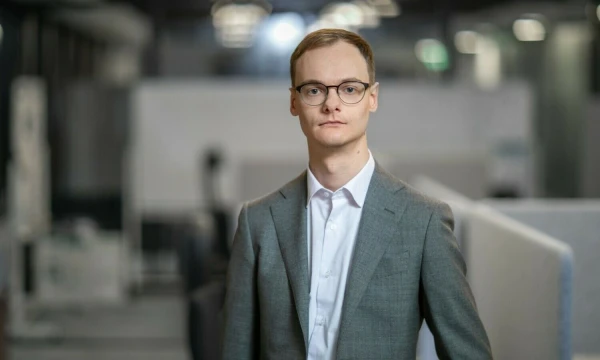 Dovydas Poderys, Lietuvos banko Finansinio stabilumo departamento vyresnysis ekonomistas. Banko nuotr.