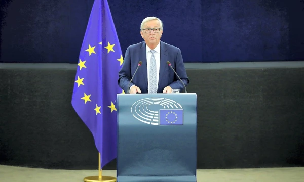 Jeanas Claude'as Junckeris, Europos Komisijos pirmininkas. Christiano Hartmanno („Reuters“ / „Scanpix“) nuotr. 