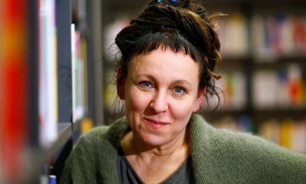 Nobelio literatūros premijos laureatė Olga Tokarczuk. Thilo Schmuelgen („Reuters“ / „Scanpix“) nuotr. 