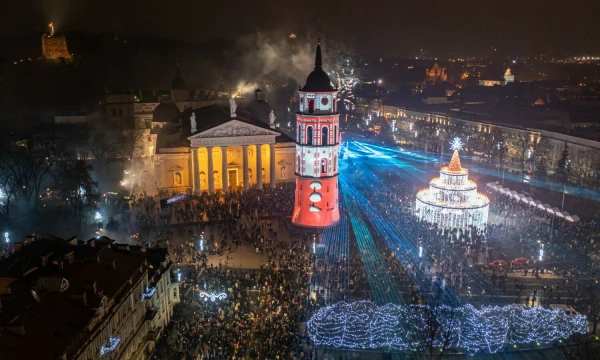 Vilniaus katedros aikštė. Sauliaus Žiūros nuotr.