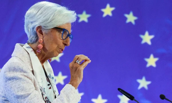 Christine Lagarde, Europos centrinio banko vadovė. Kai‘aus Pfaffenbacho („Reuters“/„Scanpix“) nuotr.