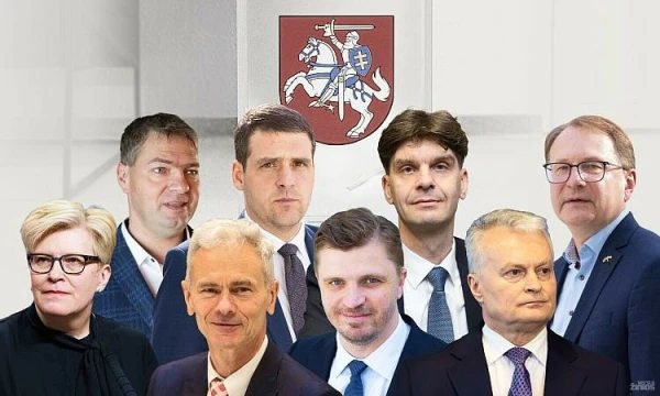 Kandidatai į Lietuvos prezidento postą. VŽ koliažas. Liucijos Zubrutės (VŽ) nuotr.