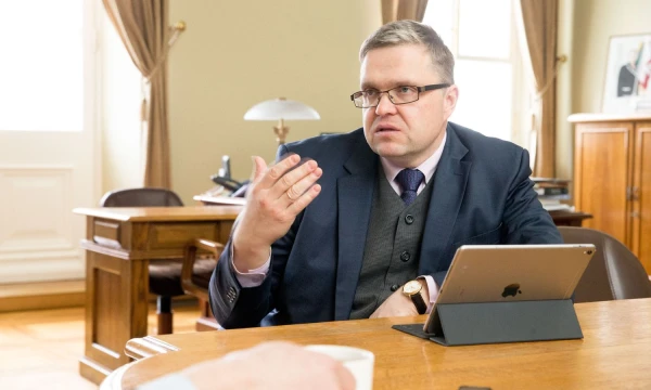 Vitas Vasiliauskas, Lietuvos banko valdybos pirmininkas. Juditos Grigelytės (VŽ) nuotr.