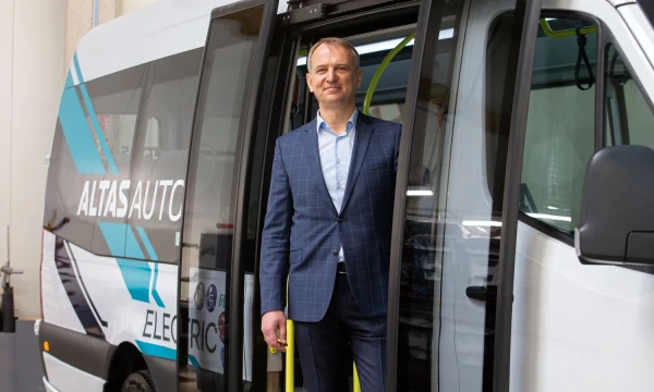 Edvardas Radzevičius, UAB „Altas komercinis transportas“ vadovas. Juditos Grigelytės (VŽ) nuotr.