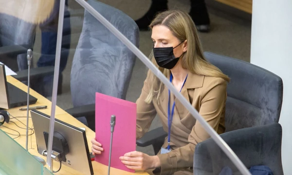 Agnė Bilotaitė, vidaus reikalų ministrė. Juditos Grigelytės (VŽ) nuotr.