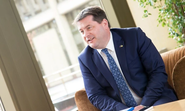 Airijos Europos reikalų valstybės ministras Dara Murphy. Juditos Grigelytės (VŽ) nuotr. 
