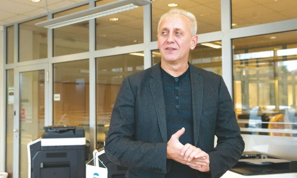 Voldemaras Dudėnas, UAB „Konica Minolta Baltia“ generalinis direktorius: „Dar nežinome, kokia konkrečiai bus juridinė forma, bet įmonė Baltarusijoje bus pavaldi Vilniaus biurui.“
Juditos Grigelytės (VŽ) nuotr.